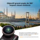 Objectif grand angle K&F CONCEPT compatible avec DJI Osmo Action 5 Pro, à visser, offrant un champ de vision plus large de 185°, en verre optique multicouche. Accessoires pour caméra d'action Osmo Action 4.
