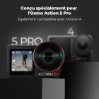 Objectif grand angle K&F CONCEPT compatible avec DJI Osmo Action 5 Pro, à visser, offrant un champ de vision plus large de 185°, en verre optique multicouche. Accessoires pour caméra d'action Osmo Action 4.