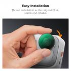 Filtr dyfuzyjny K&F Concept Black Diffusion 1/4" kompatybilny z Insta360 Go Ultra, filtr z efektem kinowym Creative Mist, rama ze szkła wielowarstwowego/optycznego/aluminium