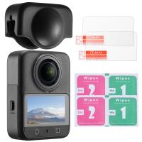 K&F CONCEPT Silikon Schutzhülle, Schutzfolie für DJI Osmo 360, DJI Osmo 360 Zubehör, Silikon Objektivschutz mit 2X Displayschutz, Antifingerabdruck, Kratzfest