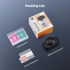 K&F Concept Skærmbeskyttersæt Kompatibelt med DJI OSMO 360 Tilbehør, Ultra HD Skærm Hærdet Glasfilm med Silikone Linsebeskyttelseshætte 9H Hårdhed Anti-Fingeraftryk Ridsefast