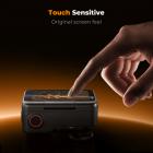 K&F CONCEPT 3-pak skærmbeskytter kompatibel med Insta360 GO Ultra, 2.5D buet kantbeskyttelse High Definition hærdet glas 9H hårdhed ridsefast antiboble, Go Ultra actionkamera tilbehør