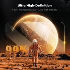 K&F CONCEPT 3-pak skærmbeskytter kompatibel med Insta360 GO Ultra, 2.5D buet kantbeskyttelse High Definition hærdet glas 9H hårdhed ridsefast antiboble, Go Ultra actionkamera tilbehør