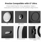 K&F Concept sort silikone-etui kompatibel med Insta360 Go Ultra kameratilbehør, blødt beskyttelsesetui med objektivdæksel, hukommelseskort åbent på siden, all-round beskyttelse til actionkameratilbehør