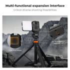 K&F CONCEPT Camera Cage + Screen Protector Kit van aluminiumlegering, compatibel met DJI Osmo Action 6 camera-accessoires, beschermende cage uitbreidingsframe met cold shoe-bevestiging voor statief en selfiestick.