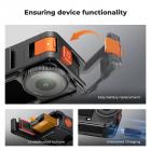 K&F CONCEPT Camera Cage + Screen Protector Kit van aluminiumlegering, compatibel met DJI Osmo Action 6 camera-accessoires, beschermende cage uitbreidingsframe met cold shoe-bevestiging voor statief en selfiestick.
