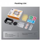 K&F CONCEPT Camera Cage + Screen Protector Kit van aluminiumlegering, compatibel met DJI Osmo Action 6 camera-accessoires, beschermende cage uitbreidingsframe met cold shoe-bevestiging voor statief en selfiestick.