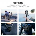 K&F CONCEPT Cage + opvouwbare snelkoppelingsset, alleen compatibel met DJI Osmo Action 6, beschermende uitbreidingsframe met cold shoe-bevestiging | 1/4" schroefadapter voor statief, selfiestick en vloggen