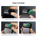 Filtr K&F CONCEPT Black Diffusion 1/4" kompatybilny z DJI Osmo Nano Standard Combo, filtr o efekcie kinowym z 28 wielowarstwowymi powłokami do fotografii wideo/vlogowej/portretowej