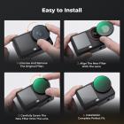 K&F Concept Screw On Fit CPL Filtro Compatible con DJI Osmo Action 6, Filtri CPL in vetro ottico multistrato antiriflesso, accessorio per action camera