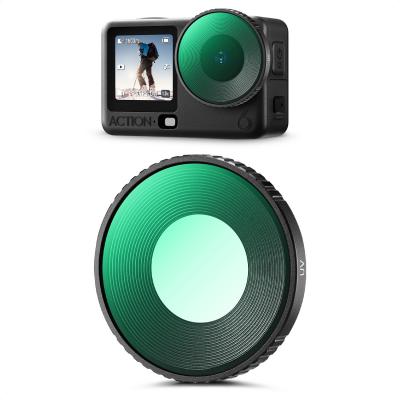 K&F CONCEPT UV-filter kompatibelt med DJI Osmo Action 6, objektivbeskyttelsesfilter HD optisk glas med 28-lags nanobelægning