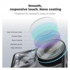 K&F CONCEPT Skærmbeskytter til DJI OSMO Action 6 Kamera + Objektivdæksel 0,3 mm 9H Hårdhed Hærdet Glasbeskytter, Anti-Ridse Anti-Boble (2-pak)