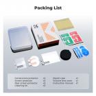 K&F CONCEPT Skærmbeskytter til DJI OSMO Action 6 Kamera + Objektivdæksel 0,3 mm 9H Hårdhed Hærdet Glasbeskytter, Anti-Ridse Anti-Boble (2-pak)