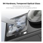 K&F CONCEPT AR (Anti-refleks) Skærmbeskytter til DJI OSMO Action 6 Kamera + Objektivdæksel + Justeringsramme, 0,3 mm 9H Hårdhed Hærdet Glasbeskytter, Anti-Ridse Anti-Boble