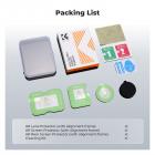 K&F CONCEPT AR (Anti-refleks) Skærmbeskytter til DJI OSMO Action 6 Kamera + Objektivdæksel + Justeringsramme, 0,3 mm 9H Hårdhed Hærdet Glasbeskytter, Anti-Ridse Anti-Boble