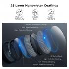 K&F CONCEPT Snap-on sort diffusionsfilter 1/4" kompatibelt med DJI Osmo Action 6, Creative Mist-filmeffektfiltre, multicoated/optisk glas/aluminiumslegering ramme til actionkamera tilbehør