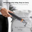 K&F CONCEPT 142 cm/55,9" telescopische selfiestick met statief voor actiecamera's, 2-in-1 draagbare standaard met handvat voor GoPro Hero 13/12/11/10/9/8, DJI Osmo Action 6/Osmo Action 5 Pro/4/3 accessoires