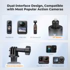 K&F CONCEPT 66" 2-in-1 onzichtbare selfiestick met statief voor Insta360 X5/X4/X3/DJI Osmo 360, verlengstang en verstelbare handgreep voor GoPro, DJI Osmo Pocket 3/4, Osmo Action 5 Pro/6/4/3 accessoires