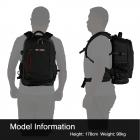 Zaino Fotocamera DSLR Fotografia 11,41 * 6,69 * 18,11 inch