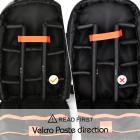 Seyahat için Büyük DSLR Kamera Sırt Çantası Açık Hava Fotoğrafçılığı 10.24*5.51*16.54 inç CA'dan Gemi