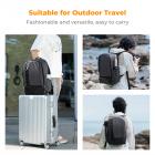 K&F Concept -kamerareput valokuvaajille, matkalaukku jalustakameran linssilisävarusteille, jossa kannettava tietokonelokero ja sadesuoja, vedenpitävä monitoiminen kameralaukku järjestelmäkameroille - reppu 18L Nature Wander 04 (harmaa)