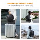 K&F Concept -kamerareput valokuvaajille, matkalaukku jalustakameran linssilisävarusteille, jossa läppärilokero ja sadesuoja, vedenpitävä monitoiminen kameralaukku järjestelmäkameroille - reppu 18L Nature Wander 04 (musta)