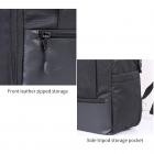 Tasca frontale in pelle con cerniera