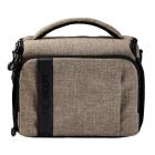 Borsa a spalla per fotocamera DSLR Khaki 9,84 * 5,12 * 7,28 pollici