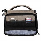 Borsa a spalla per fotocamera DSLR Khaki 9,84 * 5,12 * 7,28 pollici