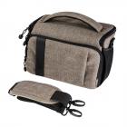 Borsa a spalla per fotocamera DSLR Khaki 9,84 * 5,12 * 7,28 pollici