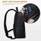 Kamerareppu DSLR / SLR Sling -kameralaukku sopii 8 tuuman kannettavaan tietokoneeseen, vedenpitävä säädettävällä crossbody-hihnalla ja irrotettavilla modulaarisilla inserteillä, jotka ovat yhteensopivia Canon / Nikon / Sony / Olympuksen kanssa
