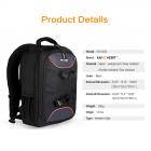 Ammattimainen DSLR-kamerareppu vedenpitävä 11.81 * 6.3 * 16.54 tuumaa