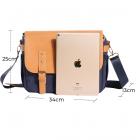 K&F Concept Messenger Bag Beta 10L, borsa a tracolla per fotocamere DSLR - Bleu et Orange