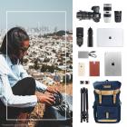 الأزياء حقيبة الظهر كاميرا DSLR للتصوير في الهواء الطلق تناسب كانون نيكون