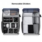 Plecak na aparat 20L do aparatu Canon/Nikon/Sony/Olympus, obiektywu, dronów, laptopa 15,6", do fotografii/wędrówek/podróży