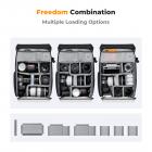 Kamerarygsæk 20L til Canon/Nikon/Sony/Olympus-kamera, objektiv, droner, 15,6" bærbar, til fotografering/vandreture/rejser, sort