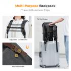 K&F Concept 20L Zaino Fotografico Multifunzionale con Copertura Antipioggia - Backpack Urban Wander 02（Grigio Fumo）