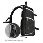 DSLR-kameran matkareppu vedenpitävä 11.4 * 8.5 * 17.7 tuumaa