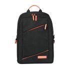 DSLR-kamera matkareppu musta monitoiminen 11.8 * 7.1 * 16.3 tuumaa