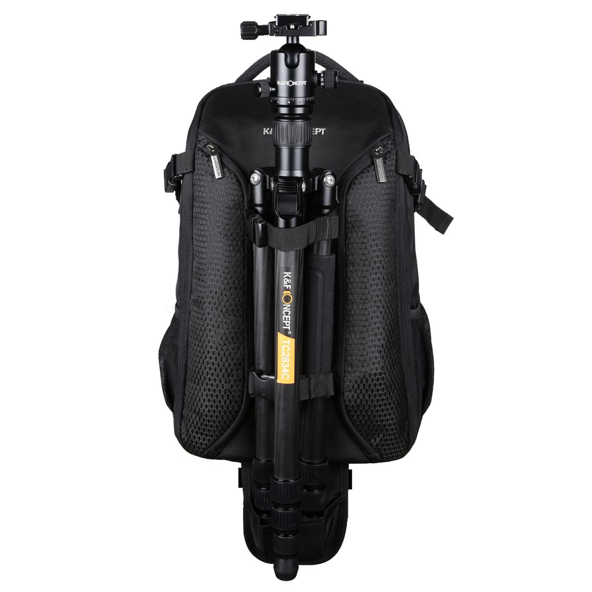 Kamerareppu DSLR/SLR/peilitön valokuvauskameralaukku sopii 15,6" kannettavaan roiskeenkestävään ja repäisykestävään valokuvaukseen