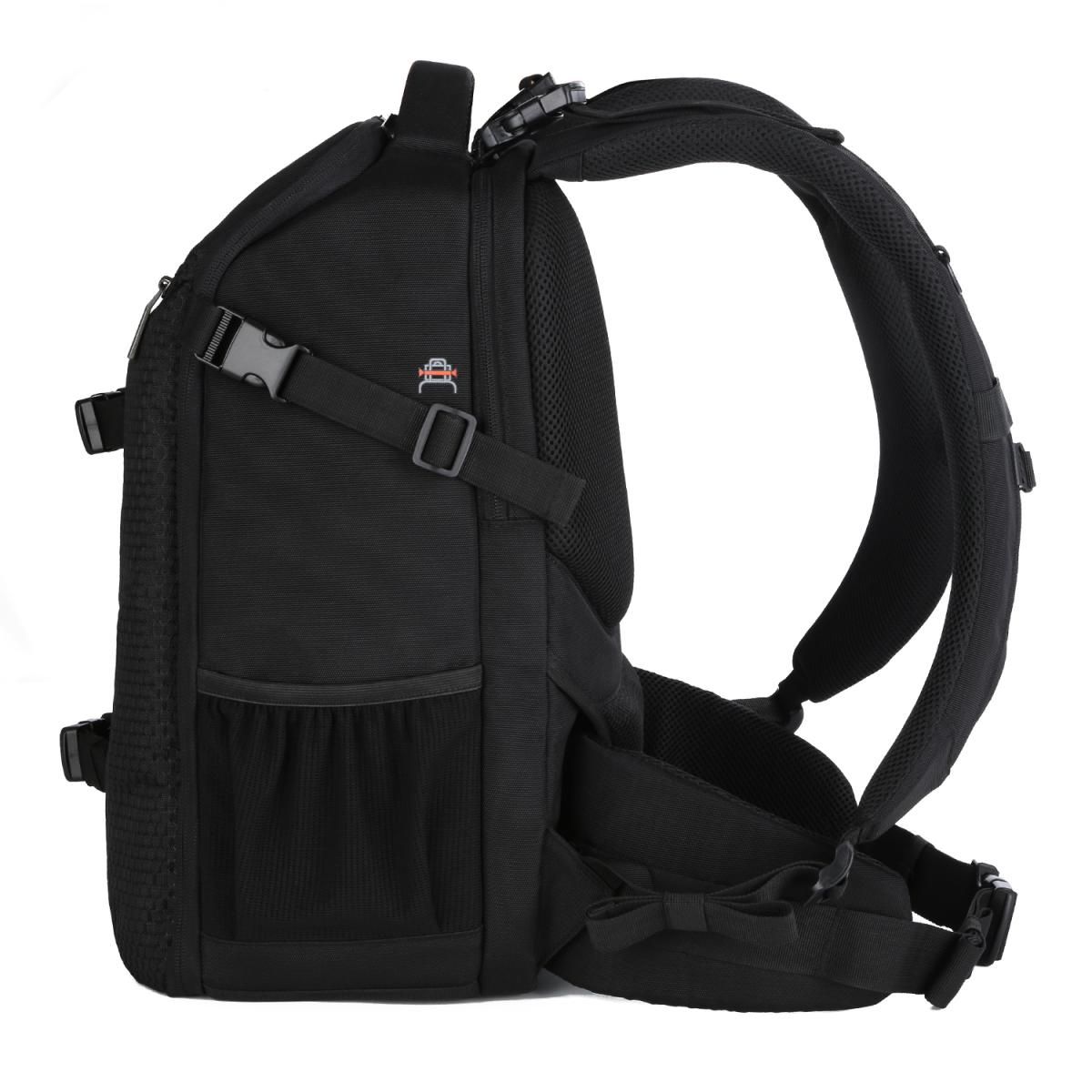 Kamerareppu DSLR/SLR/peilitön valokuvauskameralaukku sopii 15,6" kannettavaan roiskeenkestävään ja repäisykestävään valokuvaukseen