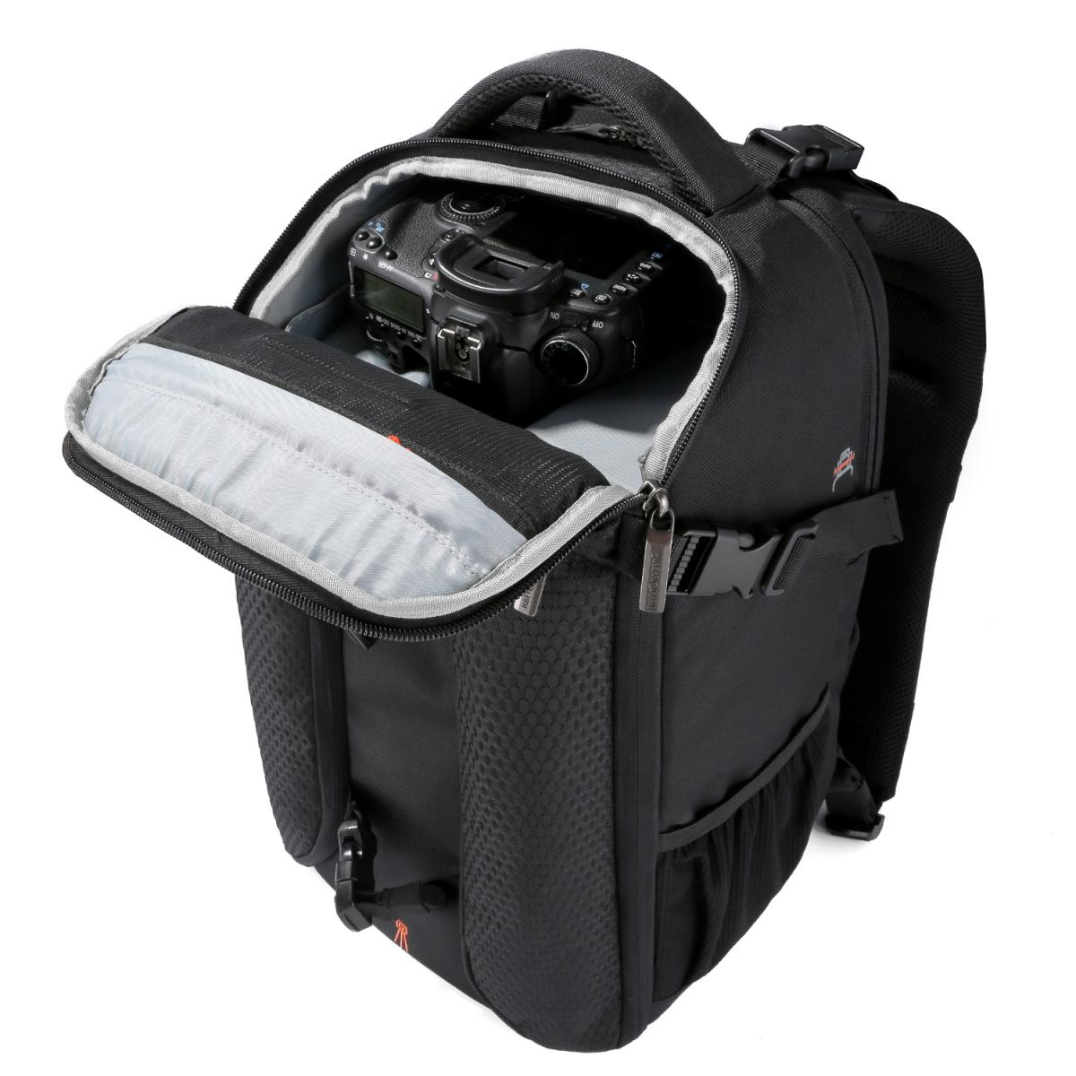 Kamerareppu DSLR/SLR/peilitön valokuvauskameralaukku sopii 15,6" kannettavaan roiskeenkestävään ja repäisykestävään valokuvaukseen