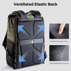 foto zaino da trekking con sistema di sospensione esterno