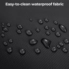 Kameraryggsekk, lette kameravesker for fotografer Kameraveske med stor kapasitet med regntrekk for 15,6 tommers bærbar PC, DSLR-kameraer (helsvart)