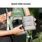 K&F Concept Beta 20L kameraryggsekk, lette kameravesker med stor kapasitet med regntrekk for 15,6 tommers bærbar PC, DSLR-kameraer (lysegrønn)