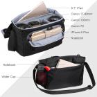 Borsa a tracolla compatta per messenger DSLR 38 * 11,5 * 28 cm
