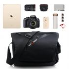 Borsa a tracolla compatta per messenger DSLR 38 * 11,5 * 28 cm