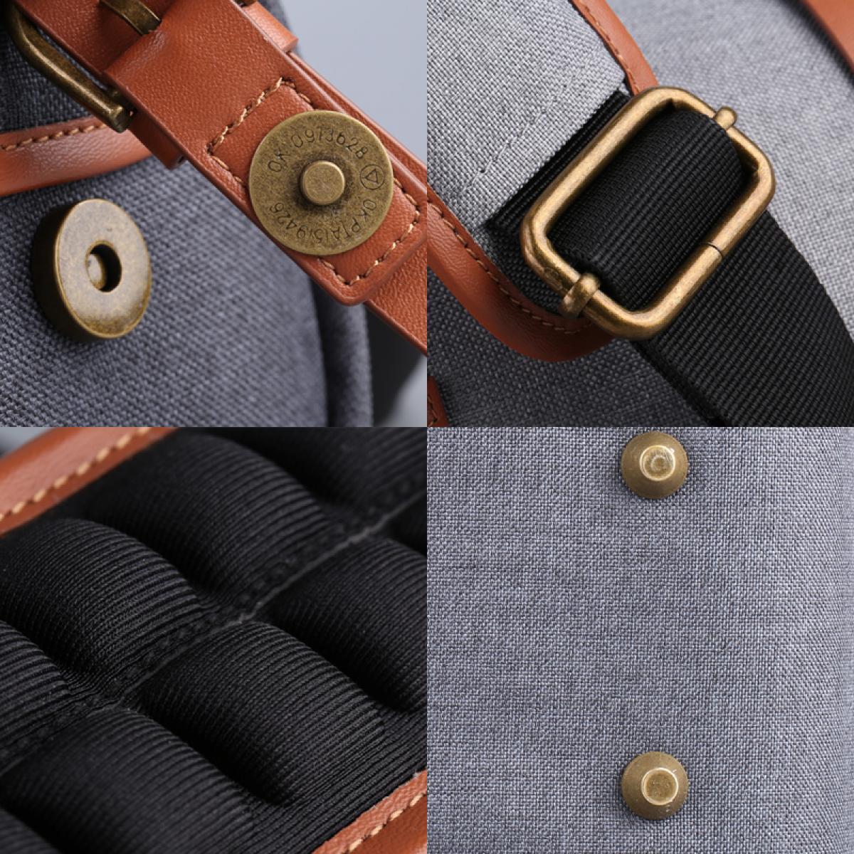 Borsa a spalla a tracolla compatta per fotocamera DSLR 25 * 16 * 19 cm