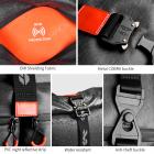 2-i-1 kameraryggsekk Reisekameraveske Passer til 15,6 tommers bærbar PC 20L vanntett og tyverisikring for fotografering og fotturer for DSLR/SLR/Speilløs med regntrekk, svart