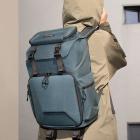 25L Zaino Fotografia con Copertura Antipioggia Antifurto, Scomparto per Laptop da 16 Pollici- Backpack Nature Wander 03 （Verde）